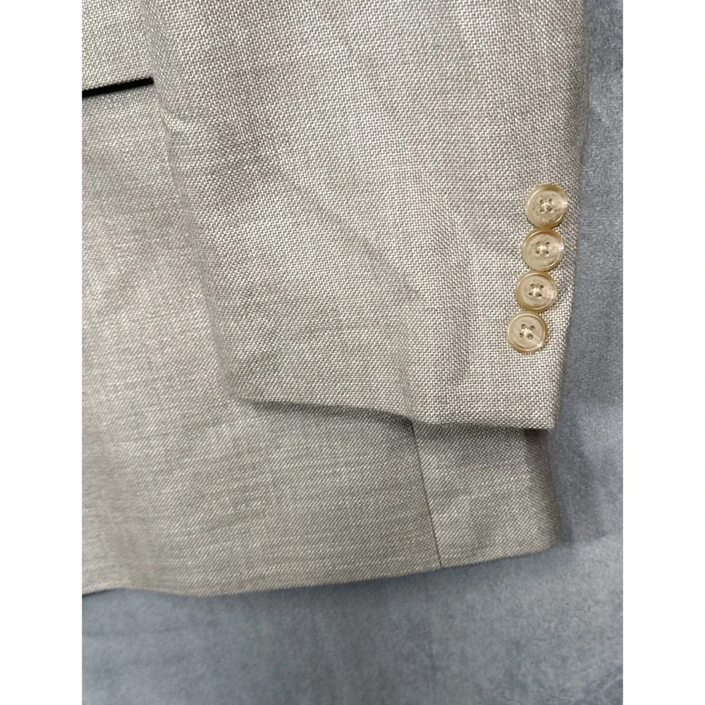 Lauren Ralph Lauren 50L Hopsack Sport Coat Blazer Tan Beige 2 Button Textured
